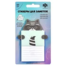 Купить Блок для записей 70*100мм 50л "ПИСЬМО ОТ ЕНОТИКА" бумажный, фигурный, инд.уп., европодвес из голограф.картона — Фото №1