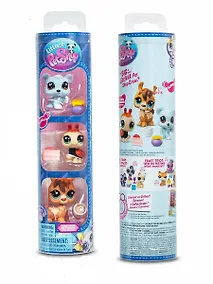 Купить Игровой набор Littlest Pet Shop, "Три друга Сладкоежки", 3 фигурки Божья коровка Лама и Медвежонок, подарочный туба, 4+ — Фото №1
