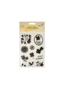 Купить Силиконовые штампы для скрапбукинга подложка/пакет Клевер (11-24255-J26) — Фото №1