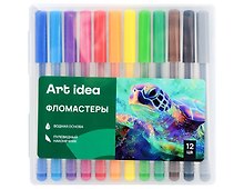 Купить Фломастеры Art idea, 12 цветов — Фото №1