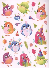 Купить Декоративные наклейки "Весёлые птички" — Фото №1