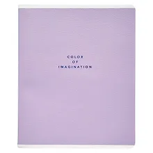 Купить Тетрадь 48л кл. "Block", сиреневый, скрепка, карт.обл., микротекстурирование, ламинация — Фото №1