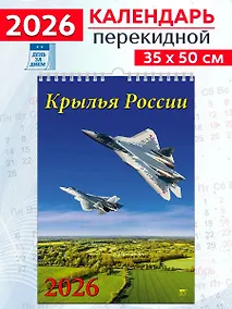 Купить Календарь 2026г 350*500 «Крылья России» настенный, на спирали — Фото №1