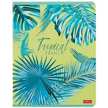 Купить Тетрадь в клетку Hatber, "Тропические листья", 48 листов, в ассортименте — Фото №1