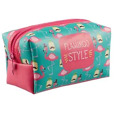 Купить Косметичка на молнии Flamingo style (16х8) (ПВХ бокс) — Фото №1