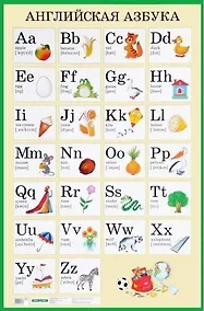 Купить Английская азбука. Наглядное пособие — Фото №1
