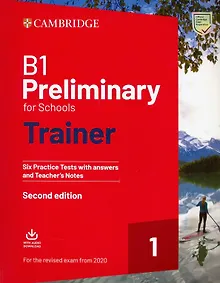 Купить Cambridge. Preliminary for Schools Trainer 1. Six Practice Tests with Key — Фото №1
