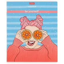 Купить Тетрадь в клетку Hatber, "Очаровательные глазки", 48 листов, в ассортименте — Фото №1