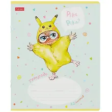 Купить Тетрадь в клетку Hatber, "Кигуруми", 12 листов, в ассортименте — Фото №1