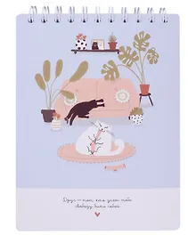 Купить Скетчбук 156*207 45л "Mur-Mur", шалость, мягк.переплет, микротекстурирование, ламинация, спираль, бумага 190г/м2 — Фото №1