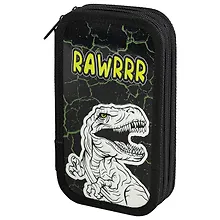 Купить Пенал 2 отделения "RAWR" 19*11 см — Фото №1