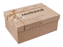 Купить Коробка подарочная "Weekend" 23*16*9.5см, картон — Фото №1