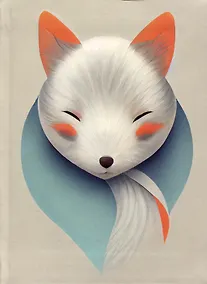 Купить Книга для записей А6 64л кл. "Лис" инт.переплет, глянцевая ламинация, офсет — Фото №1