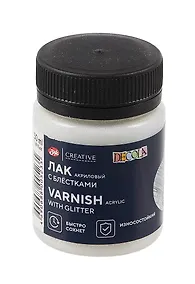 Купить Лак акриловый 50мл "Декола" с блестками, ЗХК — Фото №1