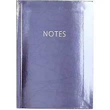 Купить Записная книжка А6 112л кл. "Color shine. No 6" интегр.обл., твин-лак, печать по металлиз.пленке — Фото №1