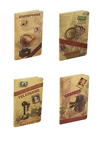 Купить Записная книжка А6 40л с наклееными картинками, ассорти, Haich — Фото №1