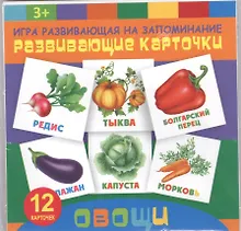 Купить Овощи. Игра развивающая на запоминание. Развивающие карточки — Фото №1