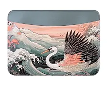 Купить Чехол для карточек горизонтальный Япония Журавль на волнах (ДКГ2023-133) — Фото №1