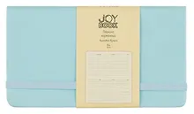 Купить Планинг недат. 64л "Joy Book" аквамарин, карманный, иск.кожа 7Б, скругл.углы, тонир.блок, резинка, офсет, ляссе — Фото №1