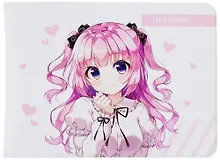 Купить Обложка для студенческого Аниме Девушка с бантиком (Сёдзё) (цветная) — Фото №1