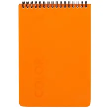 Купить Блокнот «Neon orange» в клетку, 50 листов, А5 — Фото №1