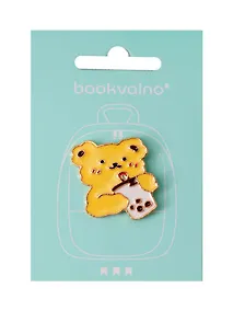 Купить Значок Kawaii Мишка с bubble tea (металл) (12-5769-A5) — Фото №1