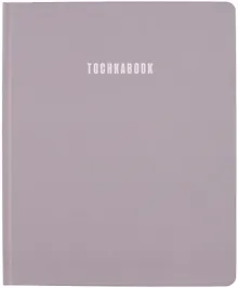 Купить Книга для записей А4 72л тчк. "Серый" 7БЦ, софт.тач — Фото №1