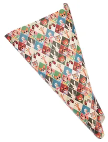 Купить Бумага упаковочная 70*100см "Животныевромбах" глянц., инд.уп. — Фото №1