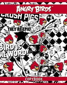 Купить Тетрадь в линейку Angry Birds, 48 листов, в ассортименте — Фото №1