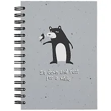 Купить Тетрадь в клетку Be Smart, "Silly. Медведь", 120 листов — Фото №1