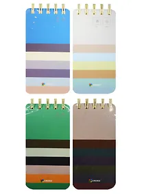 Купить Блокнот А6- 116л 75*150 "Strips" карт.обл., гребень, ассорти, Lenwa — Фото №1