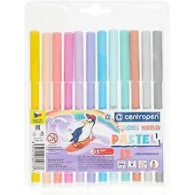 Купить Фломастеры Centropen, Pastel, 12 цветов — Фото №1
