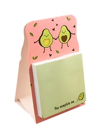 Купить Блок бумаги 70*70мм самоклеящийся "You complete me" — Фото №1