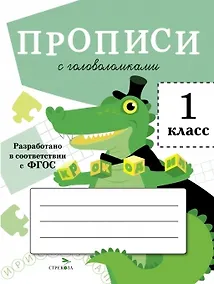 Купить Прописи с головоломками. 1 класс — Фото №1