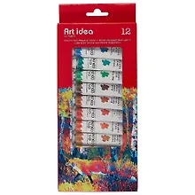 Купить Набор масляных красок «Арт идея», 12 цветов — Фото №1