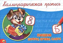 Купить Пишем цифры, буквы, слоги — Фото №1