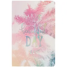 Купить Тетрадь в клетку Kairui, Pastel palms, 32 листа, в ассортименте — Фото №1