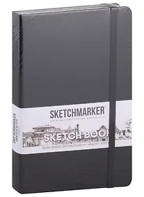 Купить Скетчбук 13*21 80л "Sketchmarker" черный, нелинованн. 140г/м2, слоновая кость, тв.обл. — Фото №1