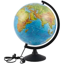 Купить Глобус физический, подсветка, диаметр 32 см — Фото №1
