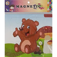 Купить Магнитная рамка-пазл Животные 19,5х17,2, 2 вида в ассортименте — Фото №1