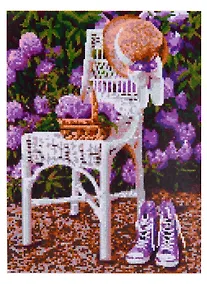 Купить Набор для творчества. Алмазная мозаика "Садовая романтика", 30х40 см — Фото №1