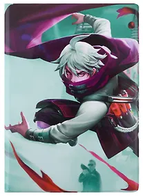 Купить Обложка для паспорта  Аниме Парень-воин (Сэйнен) (цветной) (ПВХ бокс) — Фото №1