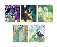 Купить Тетрадь в клетку Listoff, "Волшебный дракон (Эксклюзив)", 48 листов, в ассортименте — Фото №1