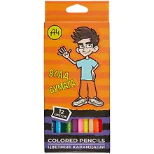 Купить Карандаши цветные "Влад А4", 12 цветов — Фото №1