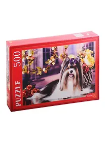 Купить Пазл Щенок Бивер-Йоркширского терьера 500 элементов Рыжий кот ГИП500-0620 — Фото №1