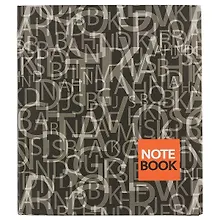 Купить Ежедневник «Фактура шрифт», 80 листов, А5– — Фото №1