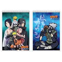 Купить Блокнот А5 60 листов, клетка, "Naruto" гребень, в ассортименте — Фото №1