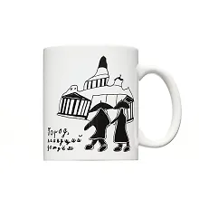 Купить Кружка СПб Город, пахнущий дождем (керамика) (330мл) (К2024-112) — Фото №1