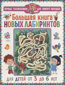 Купить Большая книга новых лабиринтов. Для детей от 3 до 6 лет — Фото №1