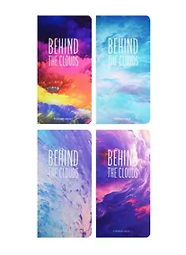 Купить Записная книжка А6+ 24л кл. 90*170мм "Behind the clouds" карт.обл., сшивка, ассорти, Languo — Фото №1